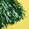 1Pair Cheerleading Pom Poms For Kids Adults Non-Fading Metallic Streamer Pompoms Cheerleader Hand Flowers Dancing Team Sports