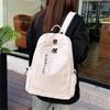 Schoolbag Korean version ins Large capacity backpack Male and female junior high school student schoolbag Personalized versatile trendy college 