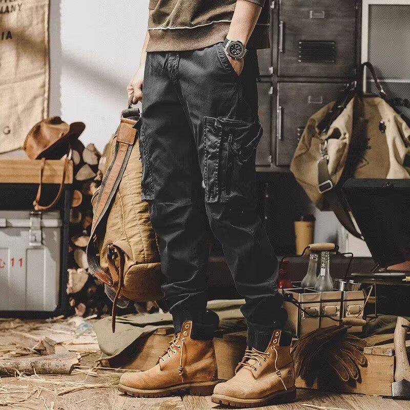 2023 Men's Korean-Style Trendy Autumn Harem Pants with Loose Cuffs