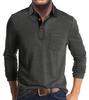 Autumn Men'S Polo Shirt Lapel Pocket T-Shirt Mens Business Casual Long Sleeve Tshirt Tees