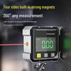 Digital Magnetic Inclinometer - Four-Sided, Double-Laser Level for Engineering & Home Decor