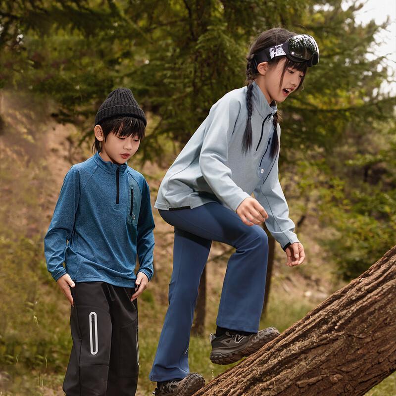 EBAER Unisex Kids  Sporty Long-Sleeve T-Shirt 110