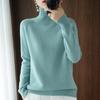 Korean Fashion Turtleneck Sweaters Warm Thick Pullovers Casual Autumn Winter Women Knitwears Basic Long Sleeve Jumpers