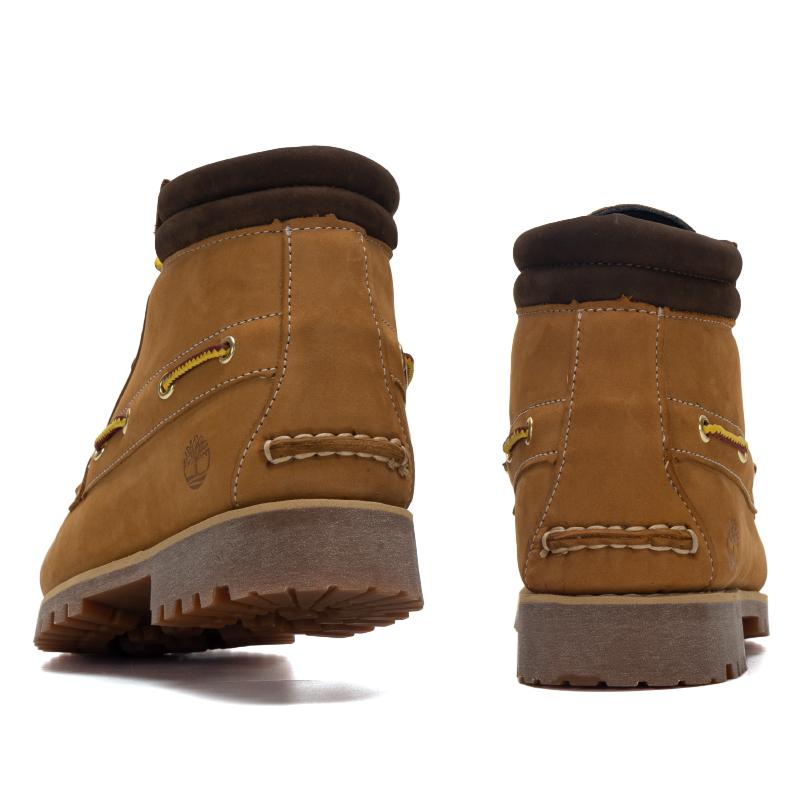 Timberland Serie Authentics Comodi Stivaletti Martin alla Caviglia alla Moda Stivali da Uomo Marrone-Grano A2N4C