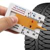 0-20mm Misuratore di Profondità Battistrada Pneumatici Auto Indicatore di Profondità Calibro Misuratore Moto Rimorchio Furgone Strumento di Misura Ruota Forniture di Misurazione