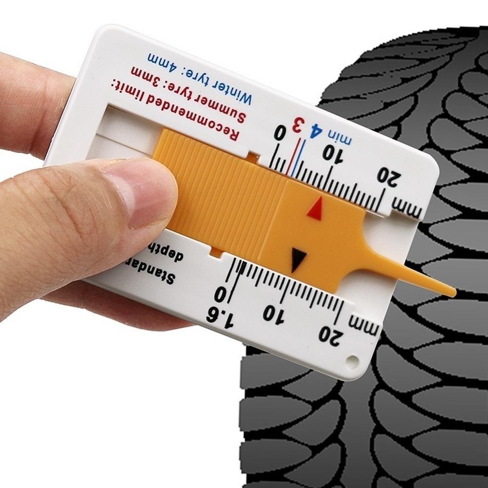 0-20mm Misuratore di Profondità Battistrada Pneumatici Auto Indicatore di Profondità Calibro Misuratore Moto Rimorchio Furgone Strumento di Misura Ruota Forniture di Misurazione