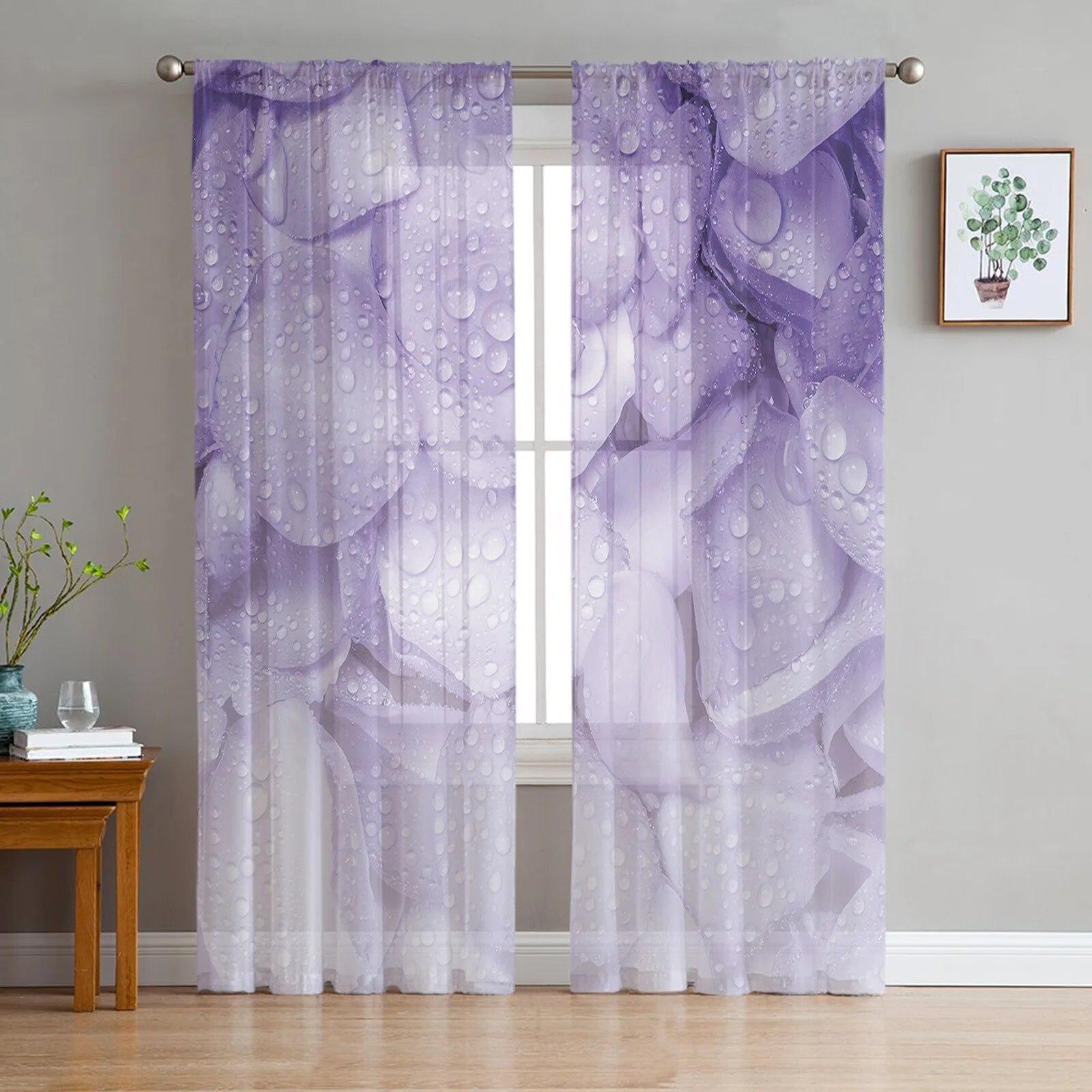 

3D прозрачные шторы с белой розой, оконные шторы для гостиной, спальни, жалюзи, детская комната, домашний декор 135W x 114H(cm)