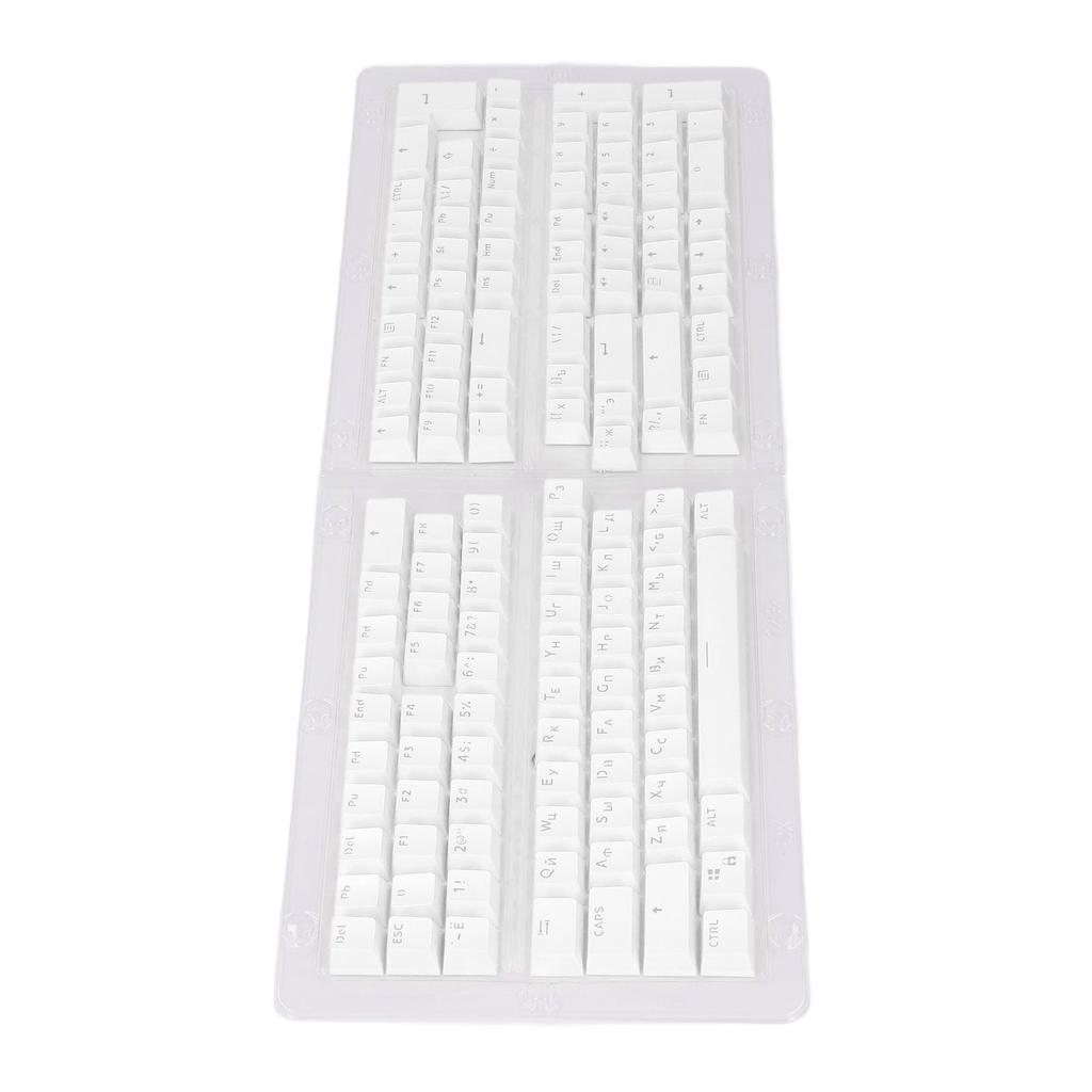 132 Taster Tastatur Tastenhet Russisk OEM Profil Matt Finish Ergonomiske ABS Tastenheter for 61 62 64 68 84