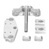 Motorcycle Upper Lower Plate Handlebar Riser Mount Bar Shock Absorber Direction Device Universal