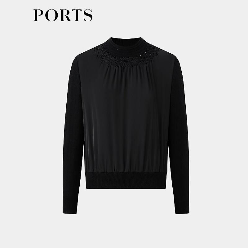 PORTS Women's Cashmere High-Collar Knit Pullover