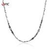 Ins Nischen Design Titanstahl Halskette Personalisiert Trendig Vielseitig Schwarze Gallensteine Perle Herren Damen Universell Schlüsselbein Kette