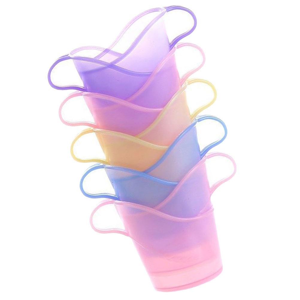 10Pcs Easy-Clean Paper Cup Holders with Handle for Coffee Tea Cups Multifunctional Desktop Racks Paper Cup Holder