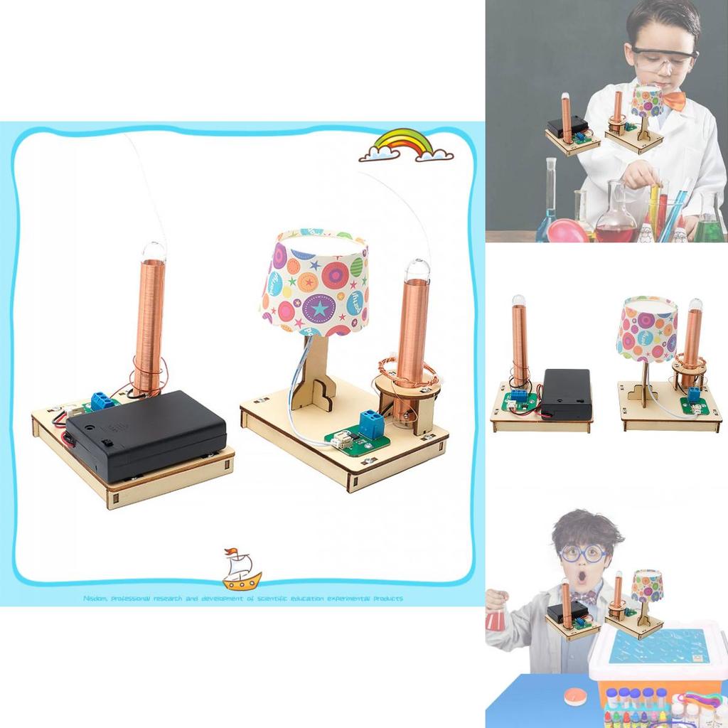 העברת כוח אלחוטית ערכת ניסוי מדעית DIY חומר עץ ניתן להתאמה אישית