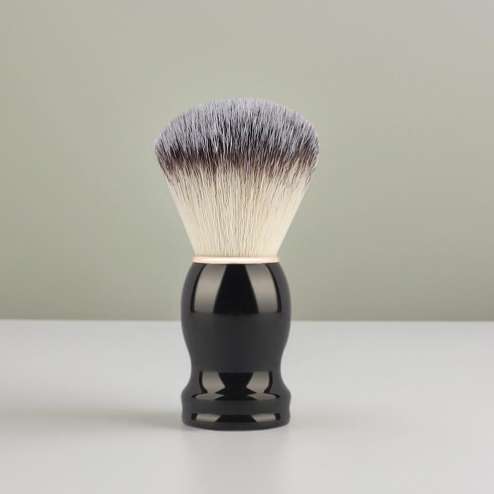 Men Shaving Brush Facial Razor Brush Ergonomic Handle Face Cleaning Brush for Father Boyfriend Husband