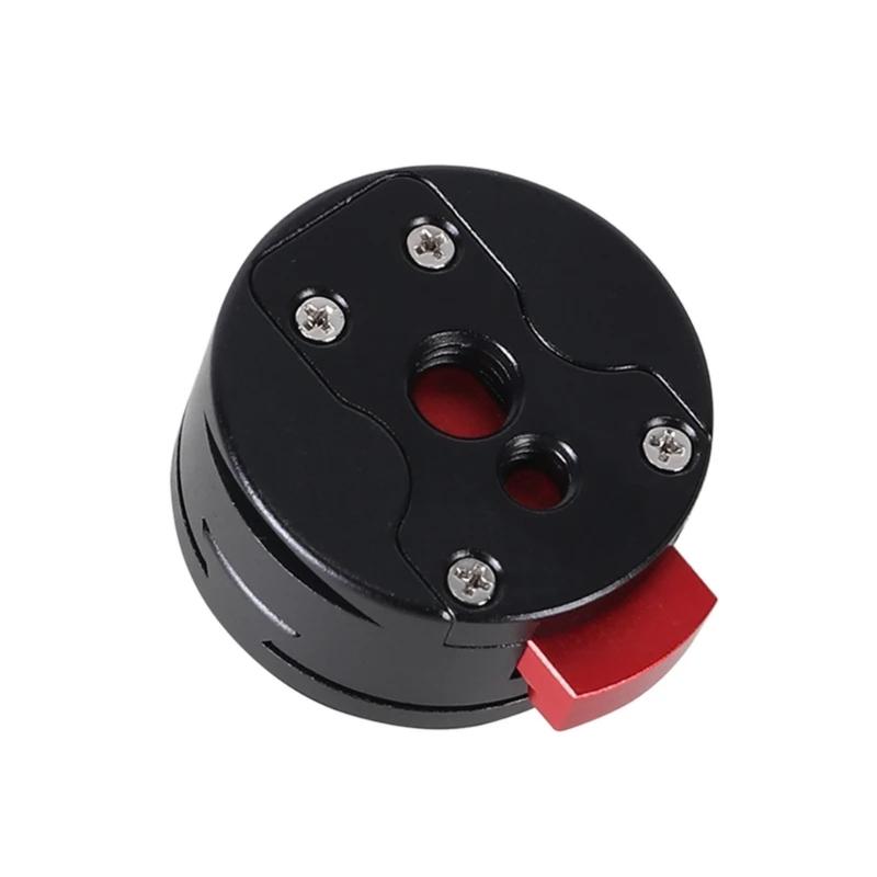 Metall V-Lock Schnellwechsel-Montageplatte Kompakter Leichter Kamera-Montageadapter Für DSLR Camcorder Stativ-Setups