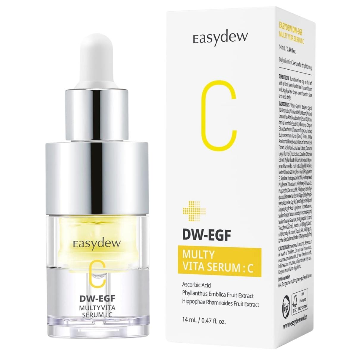 

EASYDEW DW-EGF MULTY VITA SERUM C 14ml - rozjaśniające serum do twarzy
