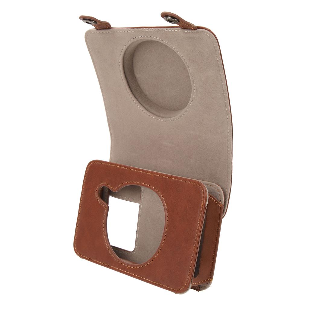 Camera Bag PU Leather Protective Case with Adjustable Shoulder Strap for Kodak C210R