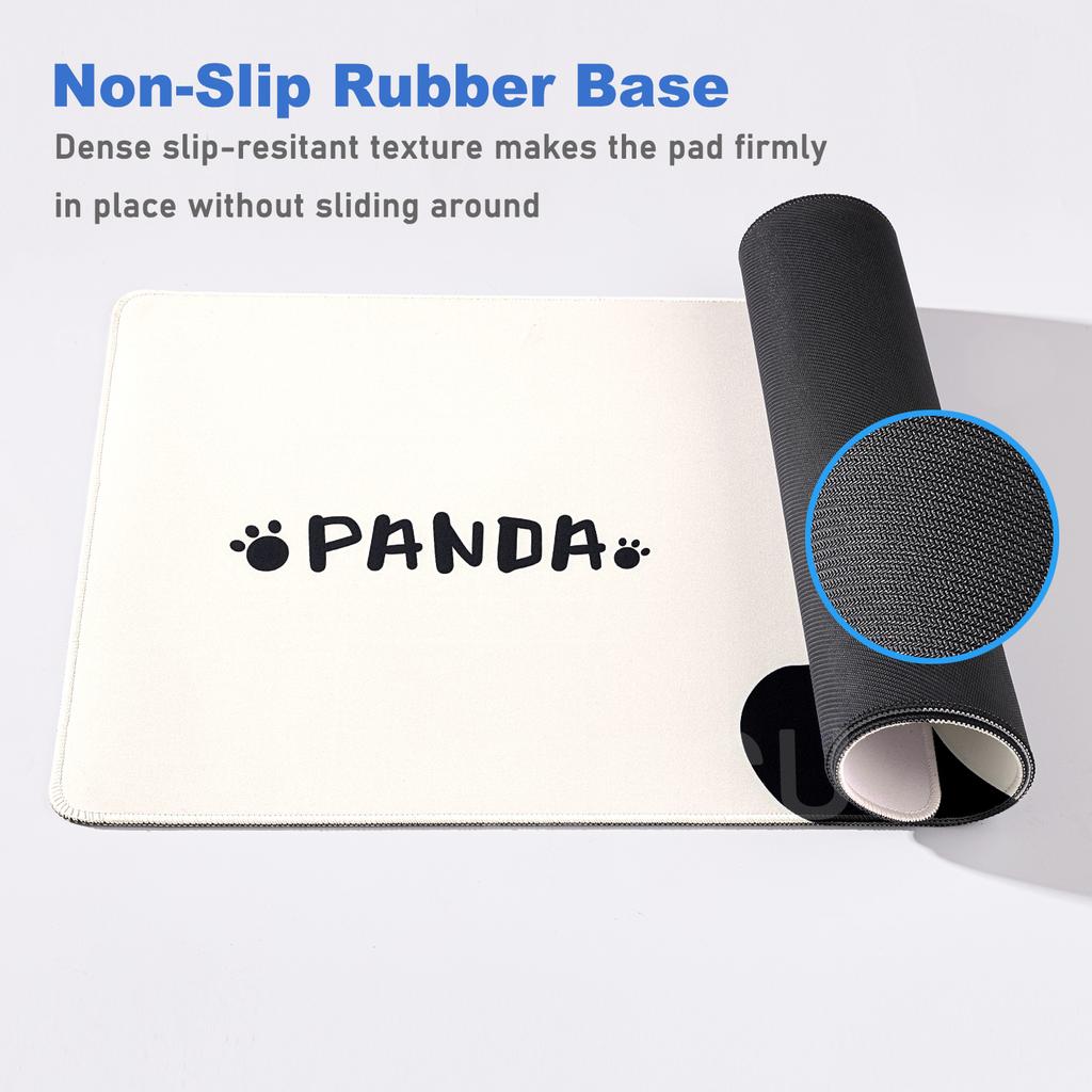 MousePad HD Printing Kawaii Anime Panda Mouse Pad Large Computer Office PC Game Table XXL Gaming Keyboard Cute Animals Desk Mat