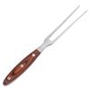 Meat Fork Stainless Steel Carving Fork with Wooden Handle for Kitchen Barbecue Serving Cooking