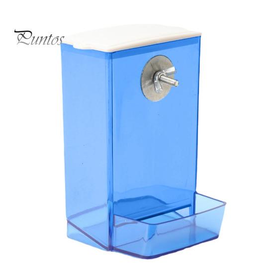 

Прочный автоматический твердый контейнер для корма для птиц, попугаев, волнистых попугайчиков, кормушка для мелких птиц, товары для животных синий