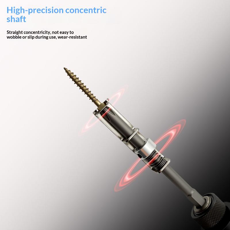 Hexagonal Shank Magnetic Screwdriver Head Fixed Drill Bit Universal Crosshead Power Tool Accessory Spring Type Positioning1/2Pcs