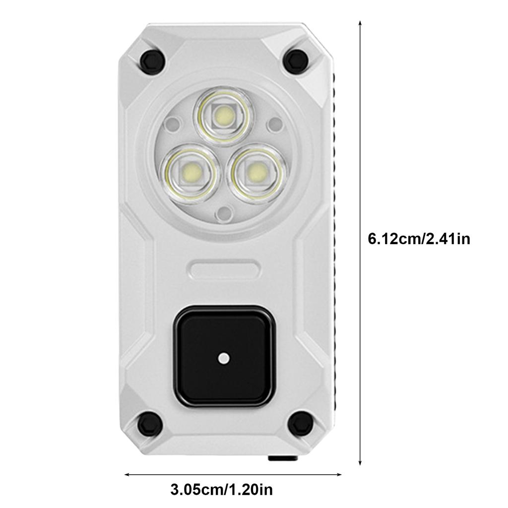 Hands-Free Running Lights 1200mAh Rechargeable Portable Magnetic Small Pocket Light for Emergency Outdoor Camping Walking Dog