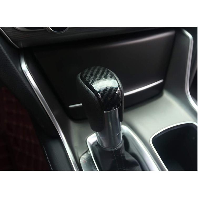 Ramecar Gear Shift Knob Shifter Trim for Honda Accord 10th 2018 2019 2020 2021 2022, ABS Carbon Fiber 1pc