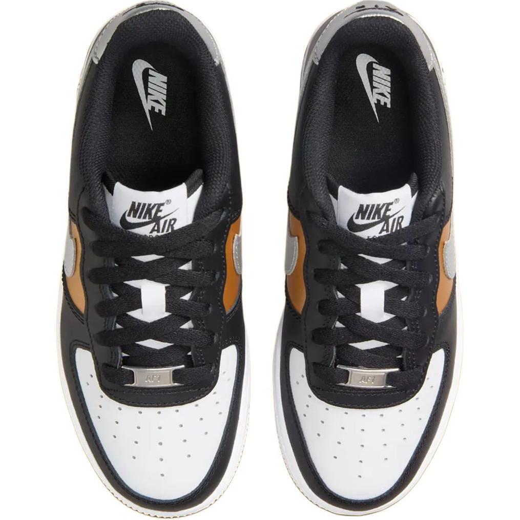 Nike Air Force 1 Low Black Metallic SIlver (GS)
