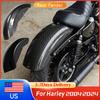 25 Inch Rear Fender Fit For  2004-2025 Sportster 883 1200 Coated Mudguard Splash Guard Wear Resist Motorcycle Accessories