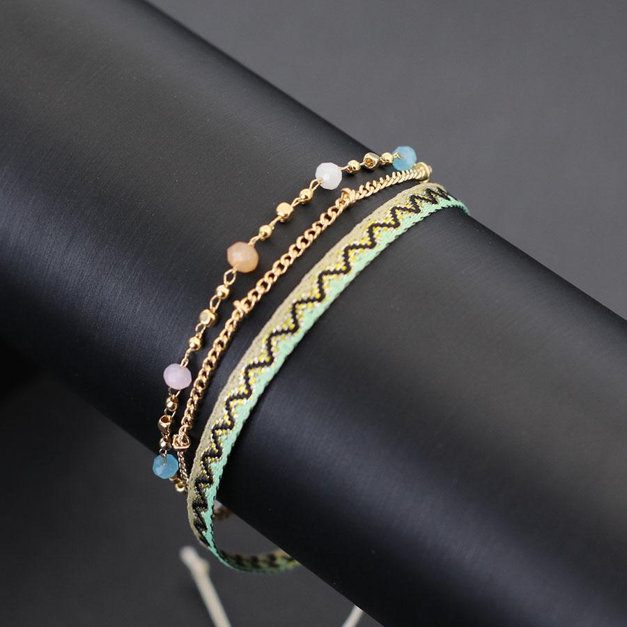

New Novel Bohamian String Bracelet For Women Handmade Adjustable Ethnic Braslet Beach Casual Accessories Chain Link Braclet