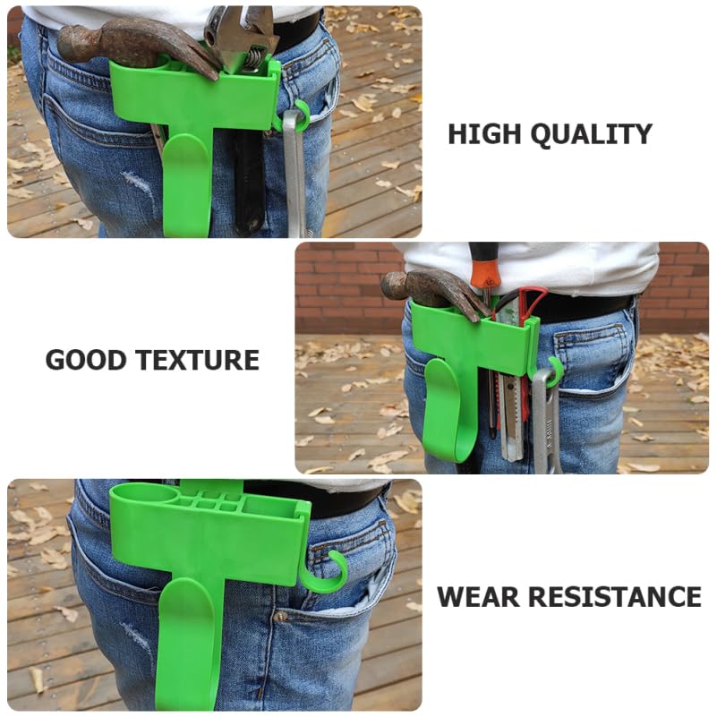 Ibasenice Waist Tool Tool Whisking Tool Drill Tool Waist Pouch with Rack and Hanger Storage Rack, Carpenter's Belt, Tool, Electrician's Belt, Pouch,