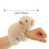Simulation Plush Doll Slap Bracelet Pink Capybara Capybara Plush Wrist Band  Birthday Gift