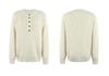 2024 Autumn Winter Women's European/American Style Solid Color Single-Breasted Round Neck Knitwear Pullover Sweater