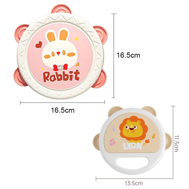 Baby Klatschen Tamburin Zarte Tamburins Perkussionsinstrument Entzückende Tamburins Handheld Tamburin Instrument für Kinder