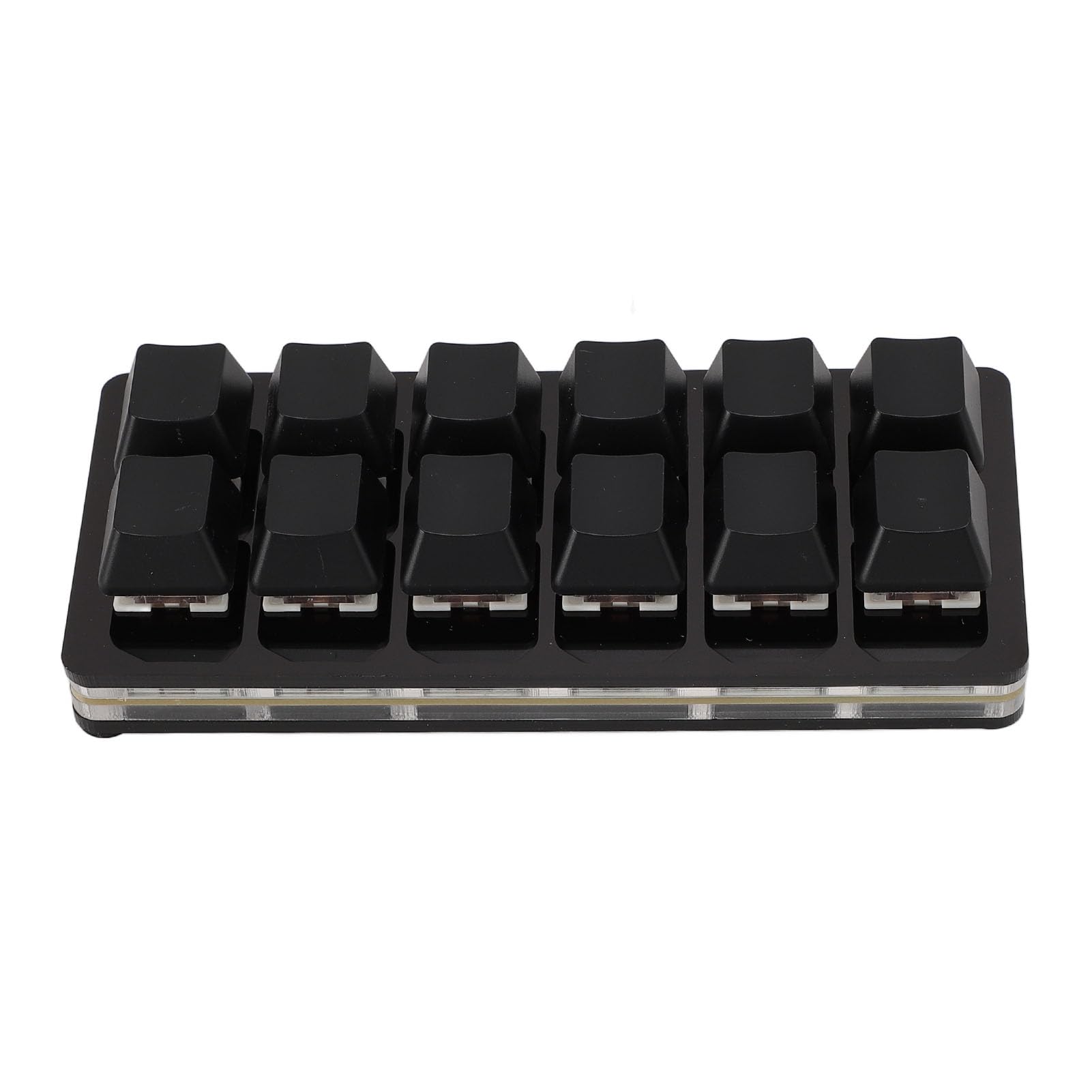 

Макро Механічна RGB Ігрова Програмована Міні Клавіатура з Червоними Перемикачами для OS та Pi Одноручна Клавіатура, 12-клавішна Клавіатура з Гарячою Заміною, X, Windows, (Чорний)