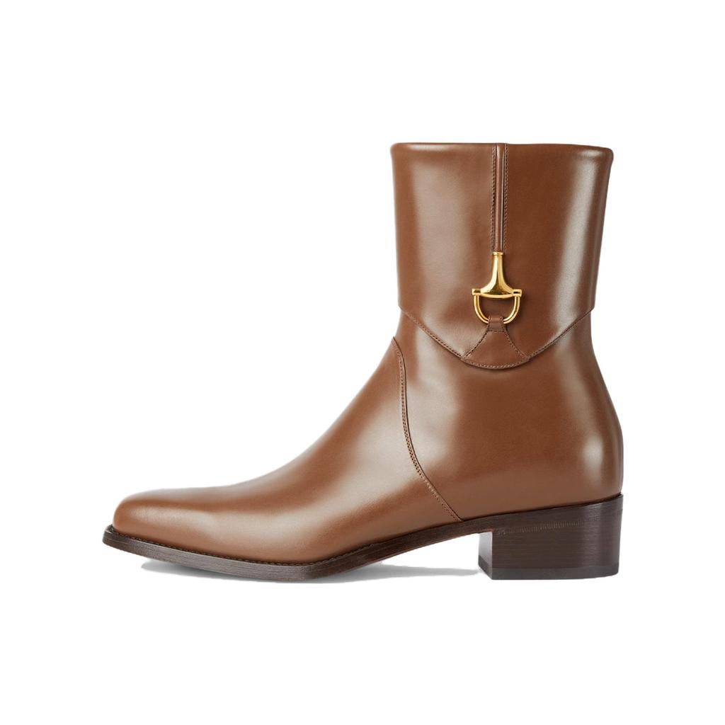 Gucci Ankle Boots Men's Brown 750320 AFE00 2361