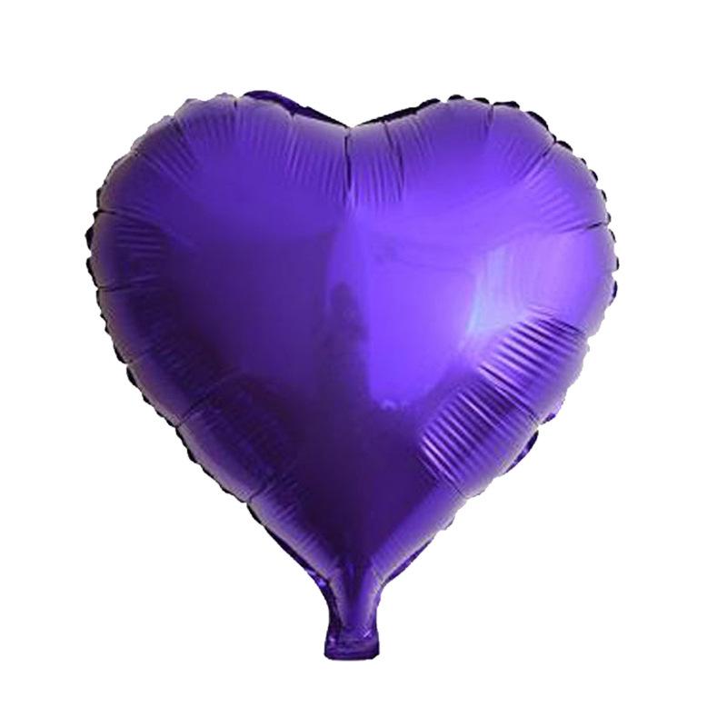 Heart-shaped Aluminum Foil Balloon - 18-inch Valentine's Day Confession Balloon