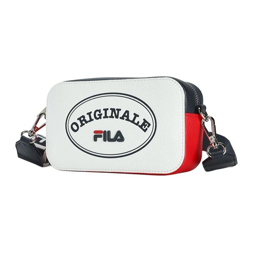 Fila Original Casual Fashion PU Synthetic Leather Box Shoulder Crossbody Bag Small Size Women Bags F13W429164FWT
