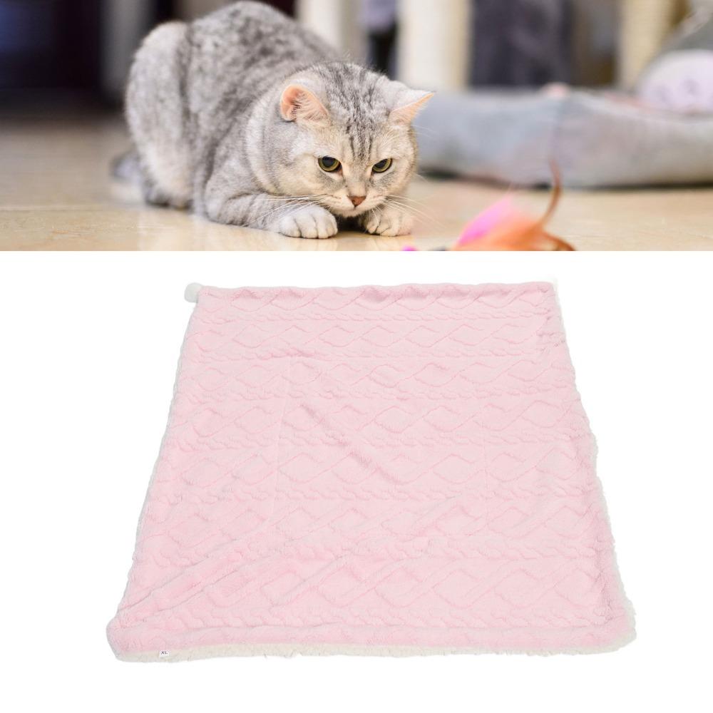 Soft Warm Plush Pet Blanket Double Layer Thicken Plush Pet Blanket Pet Throw Blanket for Sleeping