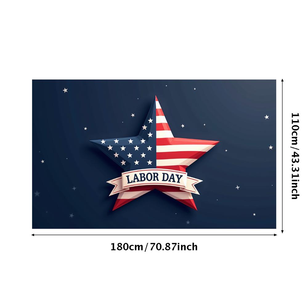 Star Decoration High Quality Party Banner Patriotic Theme Event Display for National Holiday Indoor Display Patriotic Events