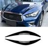 For Infiniti Q50 2014+ Headlight Eyebrow Eyelid Trim Lamp Cover Sticker Car Accessories
