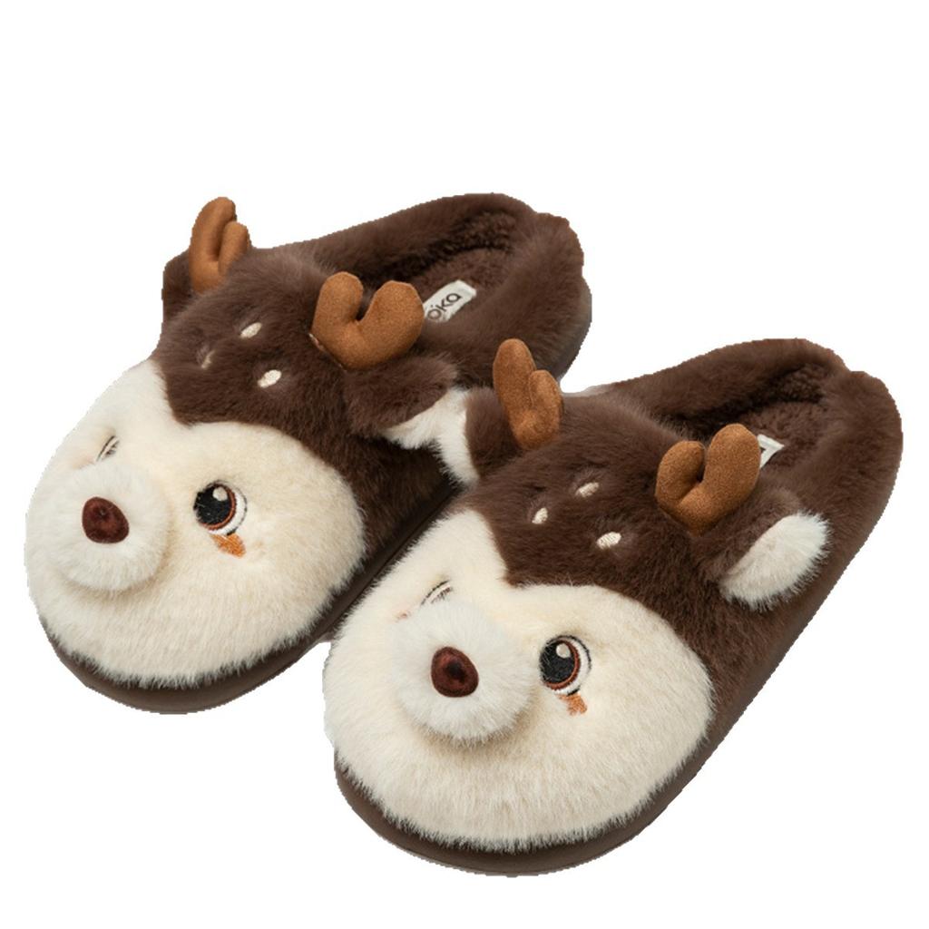 2025 neue Indoor-Hausschuhe warm rutschfest dicker Boden Baumwollmopp Winter-Baumwollpantoffeln Herbst und Winter