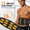 Smart Muscle Toner Abdominal Toning Belt Abs Trainer Home Gym Training Fitness Equipment USB Rechargeable Body Massager