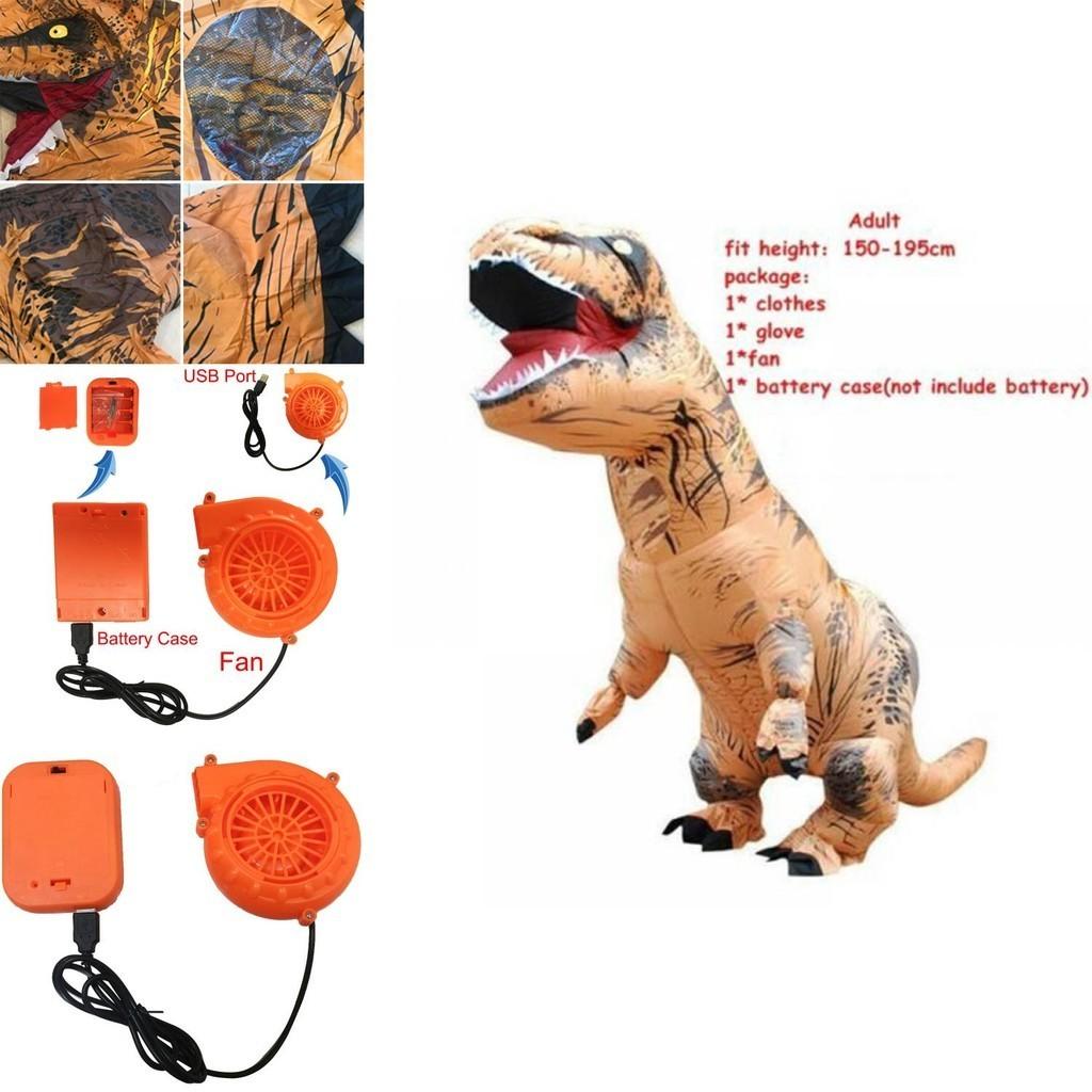Waterproof Adult T-rex Inflatable Dinosaur Costume Ideal For Fun Cosplay Events