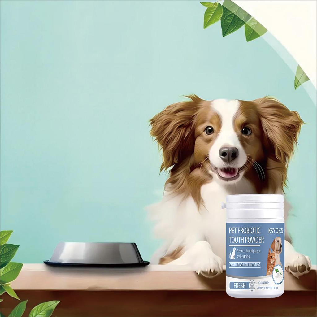 Pet tooth powder can gently clean dog and cat tooth dirt without irritation