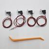 4pcs White Light Bright 12V Car Door Bowl Light Concealed Tallation Door Handle Light LED