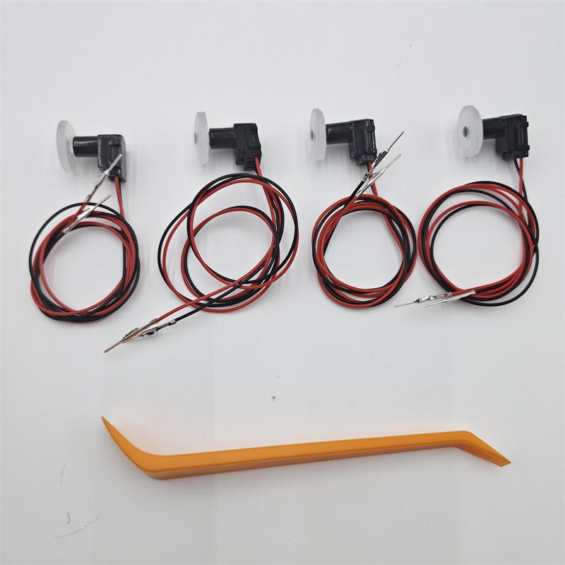 4pcs white light bright 12V Car door bowl light concealed tallation door handle light LED