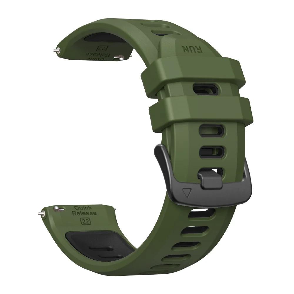22mm Silicone Strap Forerunner  570-47mm 970 965 955 945 935 745 Watchband For Venu3 2 For Garmin Active Fenix ChronosWristband