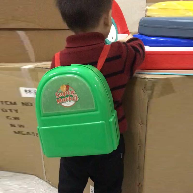 Children'S Kitchen Tableware Set Cosmetics Supermarket Fruit Tools Doctor Toys Play House Backpack Box