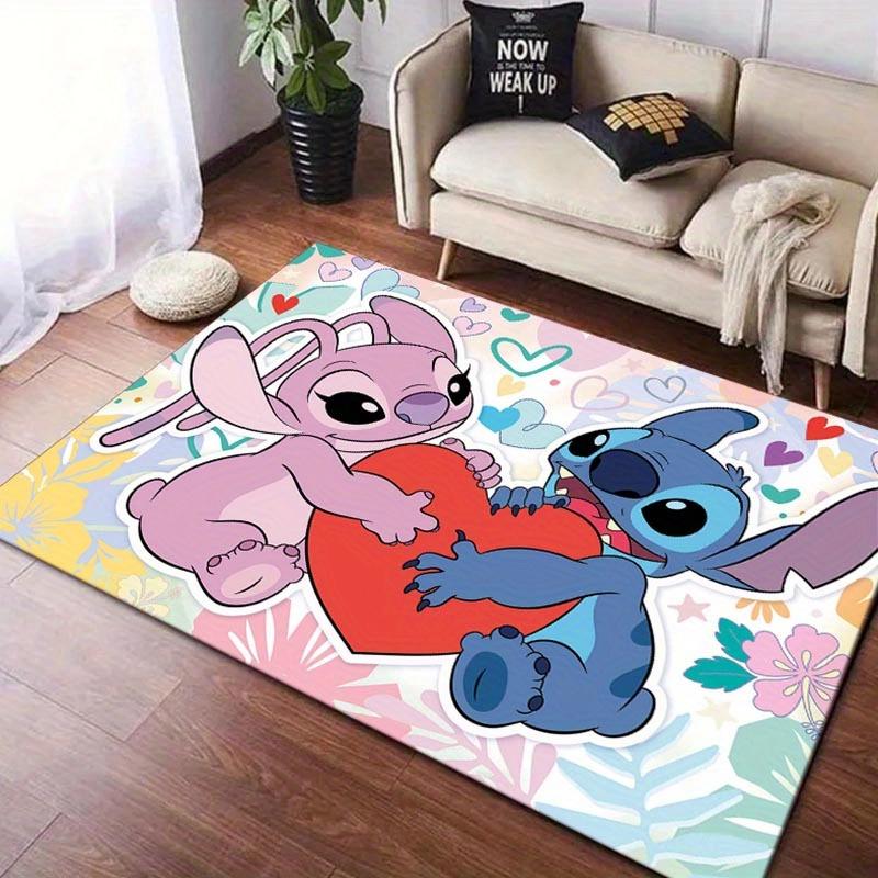 1pc Stitch Pattern Area Rug Soft Flannel Floor Mat for Living Room,Office,Bedroom and Carpet,Sofa Coffee Table Floor Mat
